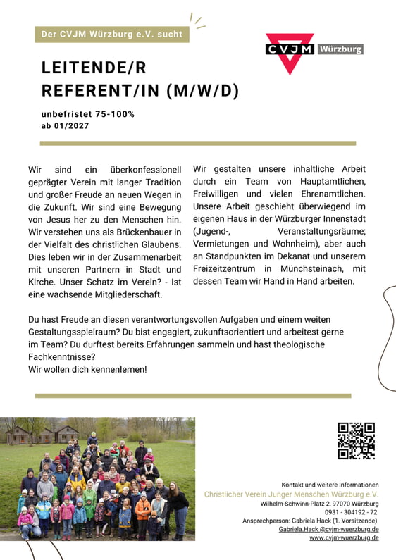 Stellenausschreibung LTD REF 2026