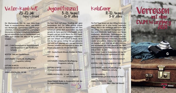 Freizeit Flyer 2021 Version 1.1 und 1.2